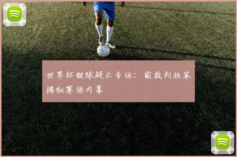 世界杯假球疑云专访:前裁判独家揭秘赛场内幕