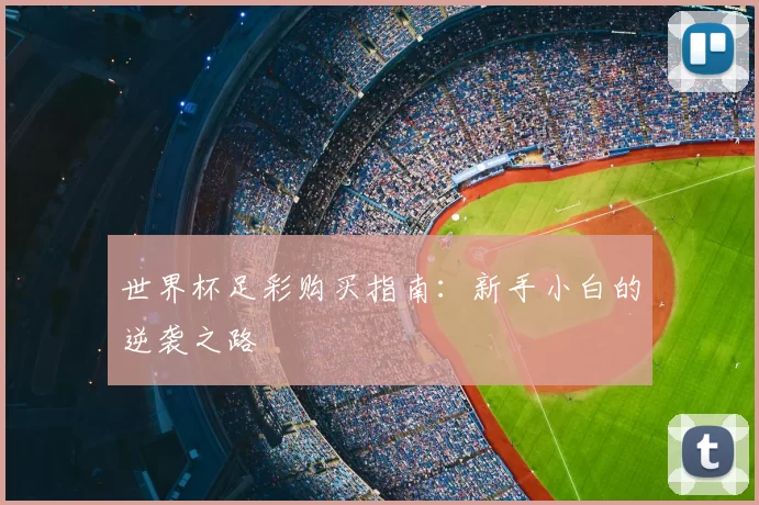 世界杯足彩购买指南:新手小白的逆袭之路
