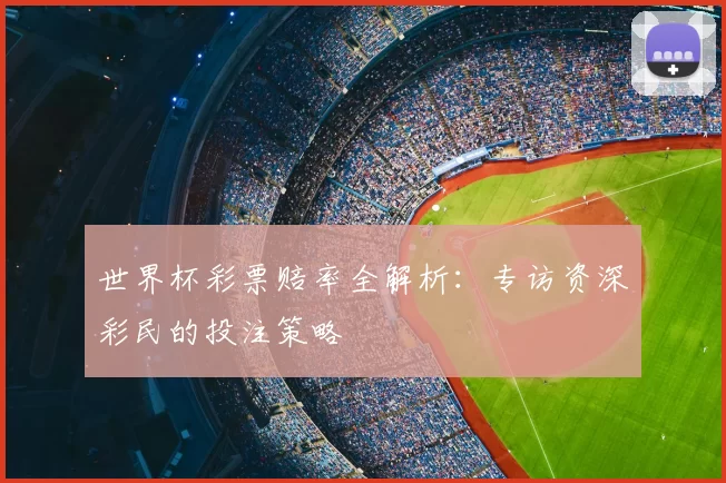 世界杯彩票赔率全解析:专访资深彩民的投注策略